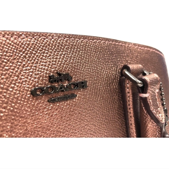 Coach Metallic Rose Gold Purse and Wallet Set - Picture 3 of 14